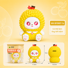 Mô Hình Các Con Vật Cosplay Trái Cây Sầu Riêng size nhỏ KT 11.5*10.2*14 cm - SKU : MH-BY0007-1 - ( VAT : 002-09-70 )
