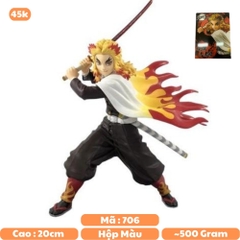 Mô hình đồ chơi - Viêm Trụ Rengoku Kyoujurou chiến đấu Cao 20cm - Kimetsu No Yaiba - - Có Hộp Đẹp - N4-K9-BL3-N1-K6-T3-S3