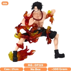 Mô Hình One Piece ACE hỏa quyền chiến đấu - Cao 17cm - ngang 17cm - nặng 270gram - Figure OnePiece - No Box -