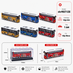 Mô Hình Xe Khách Chở Người -  tỉ lệ 1:64 chất liệu hợp kim - SKU : oto-95577-23E - ( VAT : 103-01-20 ) - K157-T2-S9
