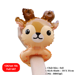 Set 10 Bóng bay đeo cổ tay - SKU : BB03gG -(VAT : 011-03-6) - K18-T1-S11