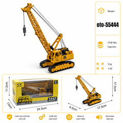 Mô hình xe cẩu , xe xúc hợp kim tỉ lệ 1:50 SKU : oto-55444 ( VAT : 103-02-60 )
