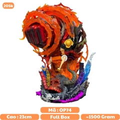 Mô Hình OnePiece Luffy wano gear 3 chiến đấu siêu ngầu cao 23cm nặng 1500g , Figure OnePiece - có vỏ hộp màu - G - 7