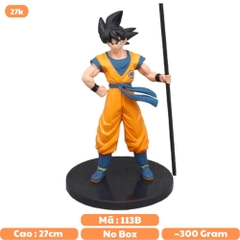 Hàng Loại 1 - Mô hình đồ chơi - SonGoku cầm gậy màu đỏ siêu đẹp - Dragon Ball - No Box - K7-T1-S6