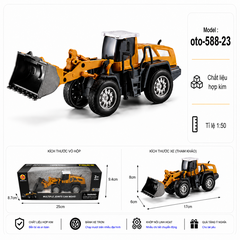 Xe Công Trình nhiều kiểu dáng , chất liệu bằng thép hợp kim , tỉ lệ 1:50 - SKU : oto-588-23 ( VAT : 103-02-40 )