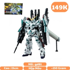 Mô Hình Gundam RX-0 FULL ARMOR UNICORN - Gundam HG 1:144 Cao 17cm - nặng 150gram - Figure Gundam - Có hộp màu SKU : 178 N1