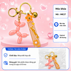 Móc khóa chú chó - SKU: mk27 (VAT: MK001-5)