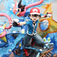 Hàng Cao Cấp -  Mô Hình Pokemon Satoshi bản cao cấp - Có led Đế - Cao : 30cm - Ngang : 33cm - Nặng : 2 kg - Figure pokemon - Full Box - N3-T5