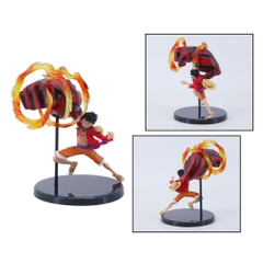 Mô hình OnePiece bộ 4 trạng thái luffy chiến đấu- Cao 9-14cm - nặng 500gram - Phụ kiện : Đế - Figure One Piece - No Box - N3-K42-T3-S3