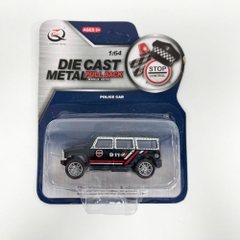 Mô Hình Bộ 6 Xe Oto Cano Trực Thăng hợp kim , tỉ lệ 1:64 - Dài 7.5cm - rộng 3cm - cao 3.4cm- SKU : oto-QZ614-G - ( Vat : 23711-1.56580-1 )