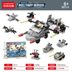 Đồ Chơi Lắp Ghép Lego Máy Bay Chiến Đấu (6 IN 1) - 117 hạt - Full Box - Sku : LG-8971-8 ( VAT 001-22-11 ) - K84-T2-S8 (T3-S8)