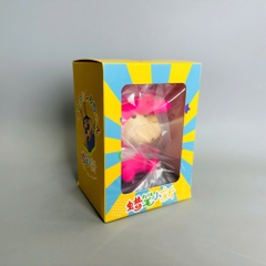Mô Hình Shin cosplay ếch hồng lắc đầu - cao 13cm - ngang 9cm - dọc 7cm - nặng 200gram + Hộp Màu N1-K25-T4-S3