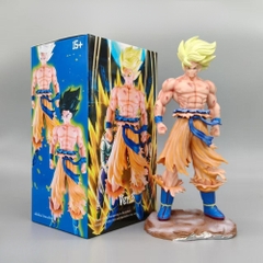 Mô hinh Goku tóc vàng Bay . Cao 21cm , nặng 220gram - Box Màu - K4-T3-S5