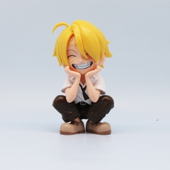 Mô Hình OnePiece Bộ 3 Luffy - Zoro - Sanji AI ChiBi - Cao 13cm - nặng 200gram - Figure OnePiece - Có hộp màu - N3-K38-T2-S1