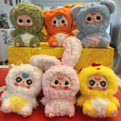 Hàng xưởng sản xuất - Baby Three 12 Con Giáp Baby Three Zodiac blind box ngẫu nhiên - cao ~ 16cm - Nặng 500gram - Túi Mù - Hộp Màu