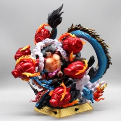 Hàng Thanh Lý Đã Qua Sử Dụng - Mô Hình One Piece Luffy đại chiến Kaido - Cao 20cm - nặng 2kg2 - Figure OnePiece - box màu -