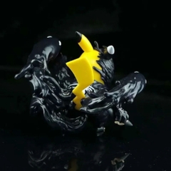 Mô Hình Pokemon pikachu cosplay Venom dáng đứng - Cao 10cm - nặng 300gram - Figure Pokemon - No box - K9-T2-S5