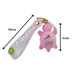 móc khóa rùa hồng đậm - Dây móc dài : 10cm - Mô Hình Cao : 6cm - Nặng : 50gram - No Box : bọc túi OPP N3-K17-T1-S2
