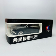 Mô Hình Xe Mẹc GLS đen 1:24 Hợp kim có thể mở cửa - bánh sau chạy cót - Có tiếng - đèn pha sáng - Dài 21cm - rộng 9cm - cao 7.5cm - nặng ~ 1000gram - FULL BOX : box màu SKU : oto139