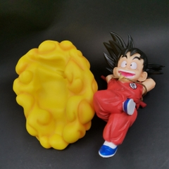 Mô Hình DragonBall Songoku nằm mây - Có Led - Cao 16.5cm - Nặng 200gram , figure DragonBall - Full Box - N4-K14
