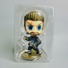 Mô Hình Avenger Captain America chibi Lắc Đầu Dáng Đứng - Cao 11cm - Nặng 150gram - Figure Avenger - Full Box - (VAT : G873-78) - K73-T4-S3