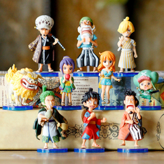 Mô hình đồ chơi - Wcf Luffy Zoro Sanji Nami Choper Usopp Law Kin'emon Sư Tử vàng Otama -  One Piece - No Box - N3-K43-T1-S1