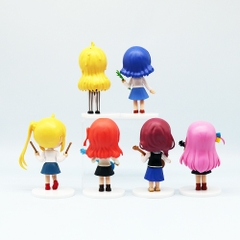 Mô Hình BOCCHI THE ROCK bộ 6 nhân vật - Cao 10-11cm - Nặng 350gram - Figure anime BOCCHI THE ROCK - No Box - Bọc Túi opp