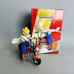 Mô Hình DragonBall gohan lái xe máy cao 12cm nặng 300g , Figure DragonBall - Hộp Màu - N1-K8-T3-S1