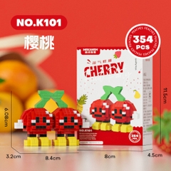Combo 12 Hộp- Bộ Lắp Ghép Các Loại Trái Cây - Full Box - Sku : LG-S1 - (VAT 001-C12-170) - K95-T2-S10
