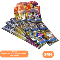 Dây Pack Thẻ Yu-Gi-Oh ( Vua trò Chơi ) - 1 túi có 3 dây - 1 dây có 12 pack - 1 pack có 5 thẻ - K31-T1-S2