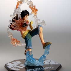 ( Hàng Đẹp) Mô hình Luffy gear 2 haki hàng đẹp đế có chữ - Bộ Fzero - ONE PIECE - No Box - F - 14