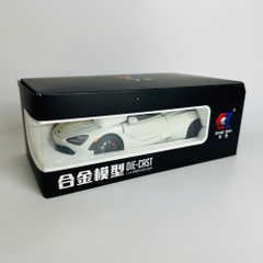 Mô Hình Xe Mclaren trắng 1.24 Hợp kim có thể mở cửa - bánh sau chạy cót - Có tiếng - đèn pha sáng - Dài 20.5cm - rộng 10cm - cao 6cm - nặng ~ 1000gram - FULL BOX : box màu SKU : oto169 - N3-K6-T1-S3