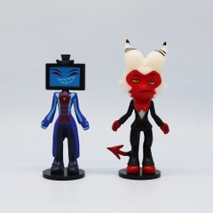 Mô hình Hazbin Hotel bộ 6 nhân vật Vaggie Angel Dust Alastor Charlie Morningstar Cao 10-11.5cm - Nặng : 200gram - Figure Hazbin Hotel - No Box n3-k41-t3-s2