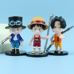Mô Hình OnePiece bộ 12 nhân vật chibi OnePiece Blind Box - Cao : 7-9cm - Nặng : 200gram - Figure OnePiece - Hộp Màu n3-k59-t2-s3