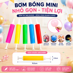 Dụng cụ bơm bóng cầm tay loại nhỏ  -SKU : bom2 -  (VAT: 011-99-12 ) - K19-T1-S1-2
