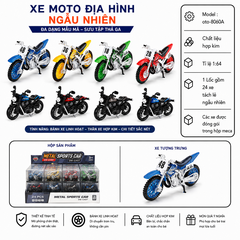 Mô Hình Xe Máy ( Ngẫu Nhiên ) Mua Cả Lốc Có Hộp Trưng Bày Đi kèm  - Cao 8.5cm - Ngang 12cm - Rộng 6cm - Hộp Meca - SKU : oto-8060A - ( Vat : 003-01-35 !!! ) - K9-T2-S3