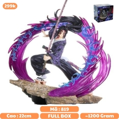 Hàng Loại 1 - Mô Hình Thượng Nhất Kokushibou chiến đấu siêu ngầu - có led - cao 22cm - Full box - Kimetsu No Yaiba - Có Hộp Màu N1-K37-T3-S2