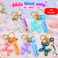 Móc khóa chú chó - SKU: mk27 (VAT: MK001-5)