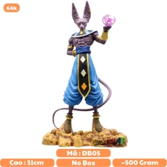 Mô Hình Đồ Chơi -  Thần Hủy Diệt Berus - Cao 31 - Nặng 500Gram - Có Hộp màu - DragonBall - K5-T3-S5
