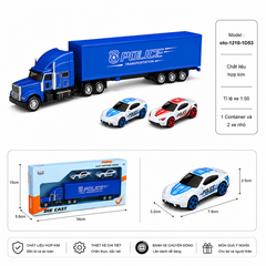 Xe Cont chở xe gồm nhiều màu sắc , chất liệu hợp kim , tỉ lệ 1:50 - SKU : oto-1210-1D53 ( VAT : 103-01-60 )