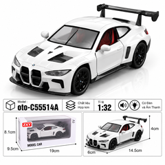 Xe thể thao nhiều màu sắc chất liệu hợp kim , Có Đèn và Âm Thanh , tỉ lệ 1:32 : SKU : oto-C55514A ( Vat : 103-01-60 )
