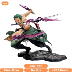 Mô hình đồ chơi - Zoro 3000 thế giới có 2 đầu 3 vòng hắc kiếm -  One Piece - No Box - B - 15