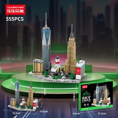 Bộ lắp ghép đường phồ NewYork 555pcs. SKU: LG-8785-1 (VAT 001-12-50) - K133-T3-S1