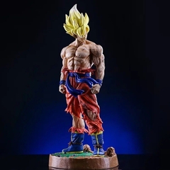 Mô Hình Goku Cởi Trần Hàng Thường Bản Có Đế - cao 42cm - nặng 1.2kg - DragonBall - Có Hộp Màu - N1-K23-T3-S1
