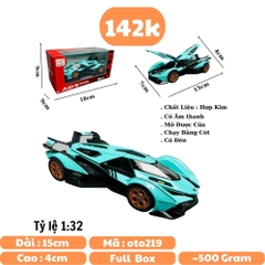 Mô Hình Xe đua F1 xanh ngọc 1:32 Hợp kim - Có tiếng - đèn pha sáng - Dài 15cm - rộng 7cm - cao 4cm - nặng ~ 500gram - FULL BOX : box màu SKU : oto219 - N3-K12-T2-S1