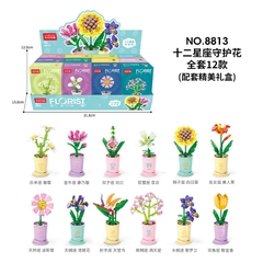 Combo 2 Bộ lắp ghép Hoa Tulip- Cung Song Ngư 51pcs. SKU: LG-8813-12 (VAT 001-C2-11) - K119-T3-S12