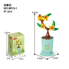 Combo 2 Bộ lắp ghép Hoa vàng 41pcs. SKU: LG-8815-1-C (VAT 001-C2-11) - K121-T3-S1