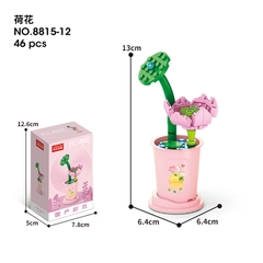 Combo 2 Bộ lắp ghép Hoa Sen 46pcs. SKU: LG-8815-12 (VAT 001-C2-11) - K121-T3-S12