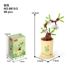 Combo 2 Bộ lắp ghép Hoa Lê 50pcs. SKU: LG-8815-2-C (VAT 001-C2-11) - K121-T3-S2