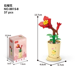Combo 2 Bộ lắp ghép Hoa Lựu 37pcs. SKU: LG-8815-8-C (VAT 001-C2-11) - K121-T3-S8